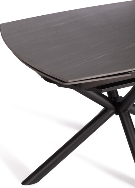 Изображение товара Обеденный стол Tetchair Винстон (темно-серый/черный)