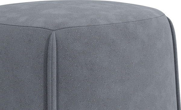 Изображение товара Пуф Олмеко Шелдон (букле Лайк серый 995)