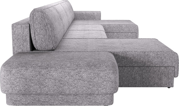 Изображение товара Диван П-образный Олмеко Женева 2S2OPF левый (шейп сильвер)