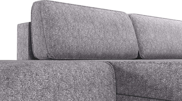 Изображение товара Диван П-образный Олмеко Женева 2S2OPF левый (шейп сильвер)