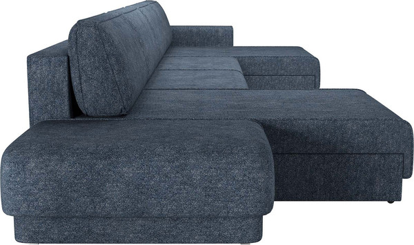 Изображение товара Диван П-образный Олмеко Женева 2S2OPF левый (шейп сталь)