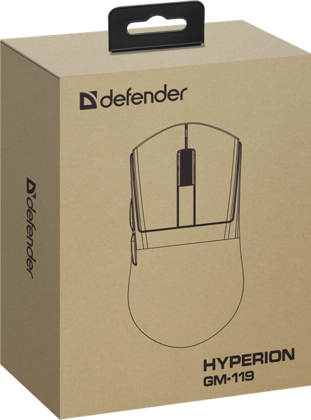Изображение товара Мышь Defender Hyperion GM-119 / 52119 (черный)