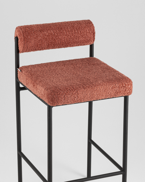 Изображение товара Стул барный Stool Group Балла / vd-plb-balla-cm63 (букле коралловый)