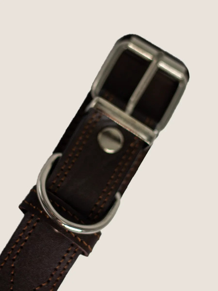 Изображение товара Ошейник ZOONIK Премиум классик / 10131-2 (коричневый)