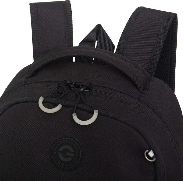 Изображение товара Школьный рюкзак Grizzly RB-651-5 (черный/салатовый)