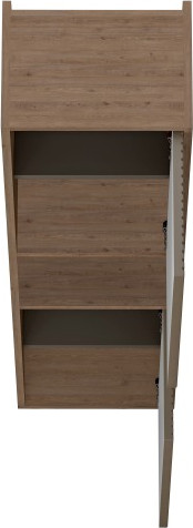 Изображение товара Шкаф-пенал для ванной Cersanit Classic Ribble 35 универсальный / 69282 (коричневый)