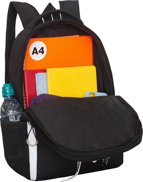 Изображение товара Школьный рюкзак Grizzly RB-651-5 (черный/белый)