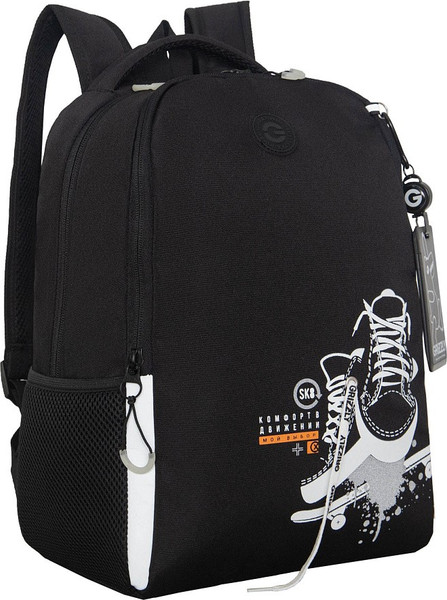 Изображение товара Школьный рюкзак Grizzly RB-651-5 (черный/белый)