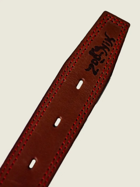 Изображение товара Ошейник ZOONIK Премиум классик / 10131-3 (коньячный)