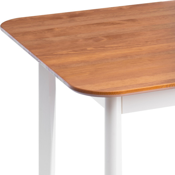 Изображение товара Обеденный стол Tetchair Соната Люкс раздвижной (антик/белый)