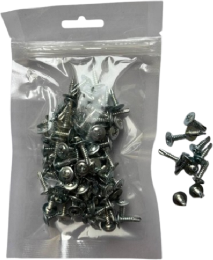 Изображение товара Саморез MFIX С прессшайбой 4.2х16 сверло оцинкованный (100шт, дой-пак)