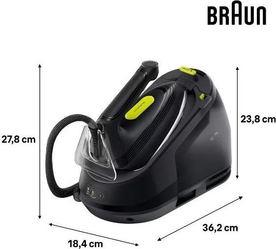 Изображение товара Утюг с парогенератором Braun 12830040-IS3257BK
