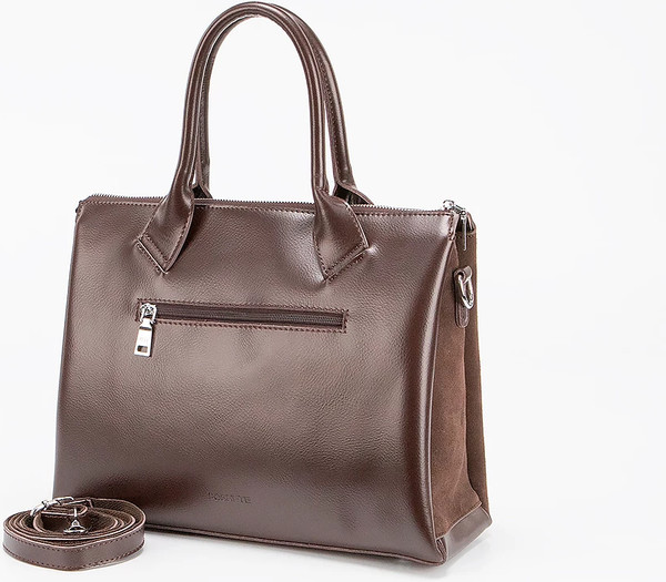 Изображение товара Сумка Poshete 931-1561-220Z-DCF (темный кофейный)