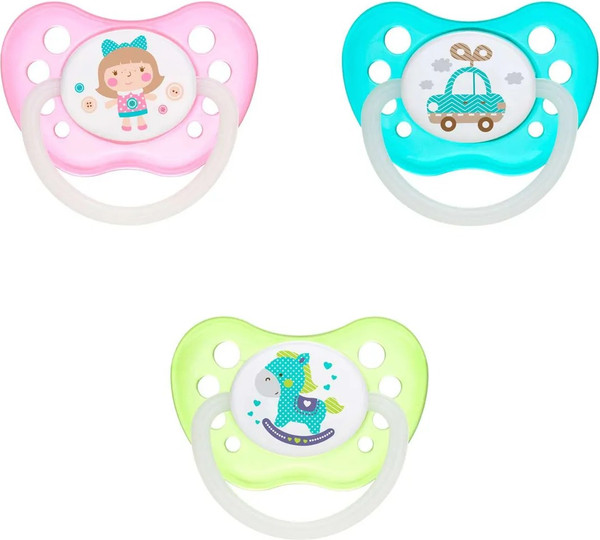 Изображение товара Пустышка Canpol Латексная анатомическая 0-6мес / 23/259 (в ассортименте)