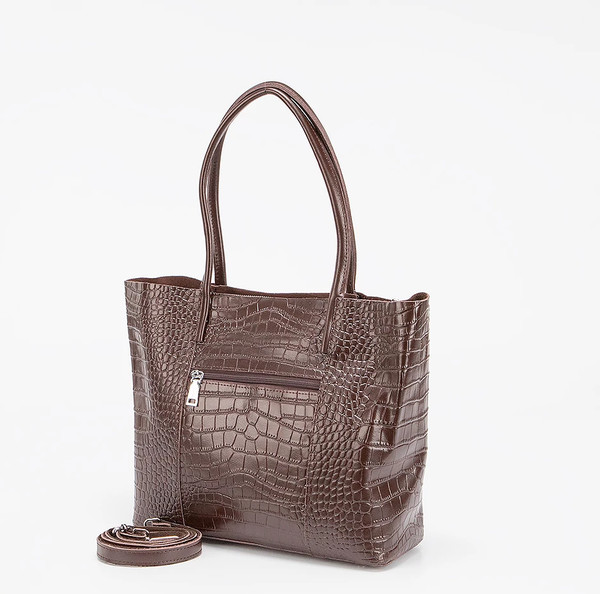 Изображение товара Сумка Poshete 931-9710-3-220-DBW (темно-коричневый)