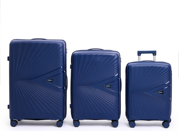 Изображение товара Набор чемоданов Maleta PP-53 (3шт, синий)