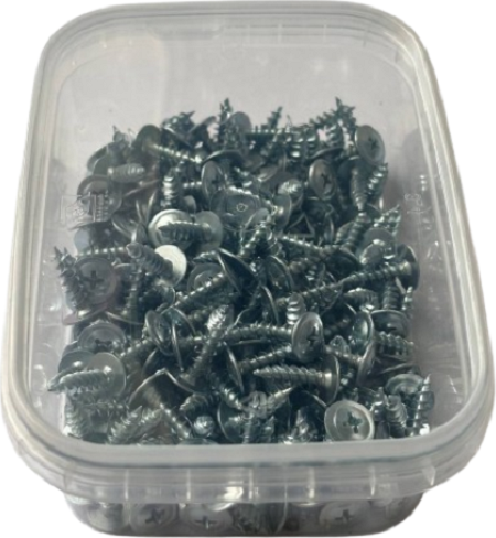 Изображение товара Саморез MFIX С прессшайбой 4.2х32 острый оцинкованный (200шт, контейнер)