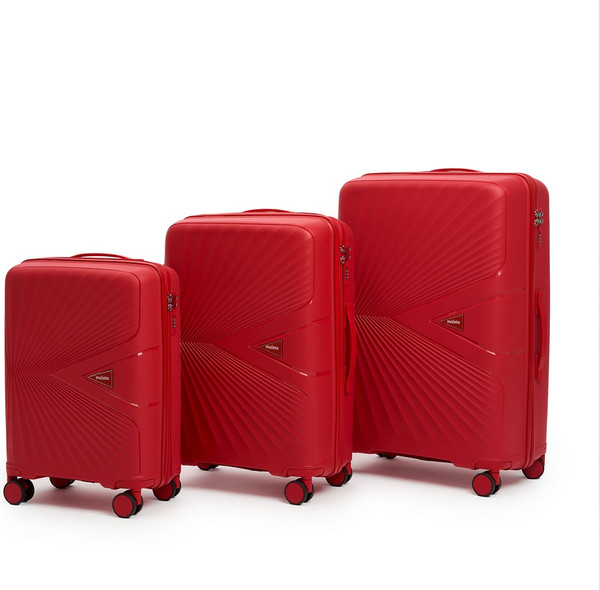 Изображение товара Набор чемоданов Maleta PP-53 (3шт, красный)