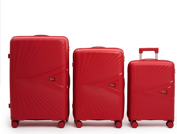 Изображение товара Набор чемоданов Maleta PP-53 (3шт, красный)