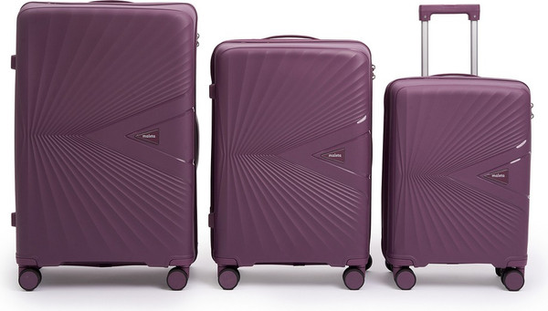 Изображение товара Набор чемоданов Maleta PP-53 (3шт, фиолетовый)