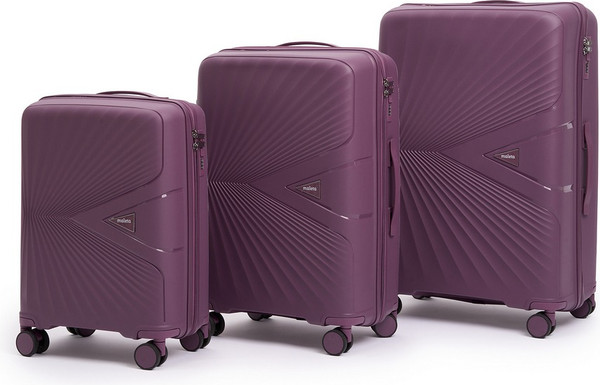 Изображение товара Набор чемоданов Maleta PP-53 (3шт, фиолетовый)