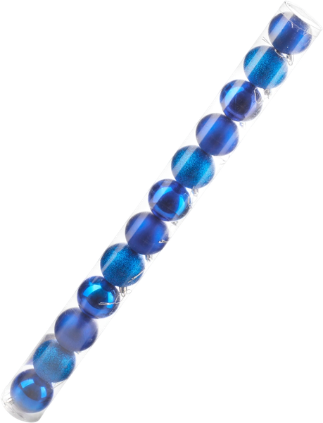 Изображение товара Набор шаров новогодних Ausini VT25-04001-4 (синий, 12шт)