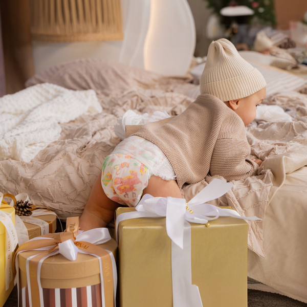 Изображение товара Подгузники детские Offspring S 3-6кг Первый Новый Год / OF01S48XMAS (48шт)