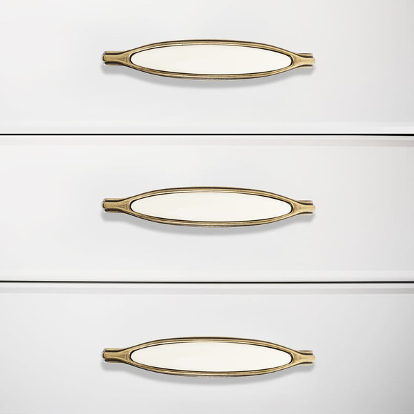 Изображение товара Ручка для мебели StahlBuro C0003-128 (2шт, старая бронза)