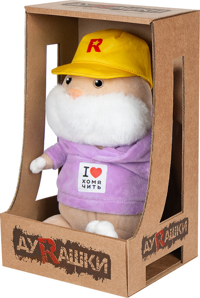 Изображение товара Мягкая игрушка ДуRашки Хомяк в Кепке / DR-250401-22