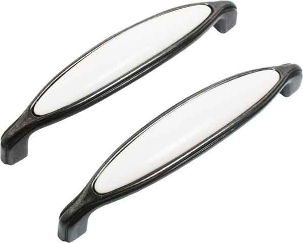 Изображение товара Ручка для мебели StahlBuro C0003-128 BL (2шт, черный матовый)