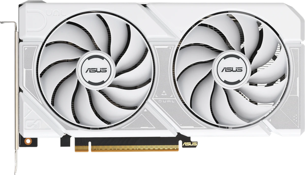 Изображение товара Видеокарта Asus GeForce RTX 5060 Dual White OC Edition (DUAL-RTX5060-O8G-WHITE)
