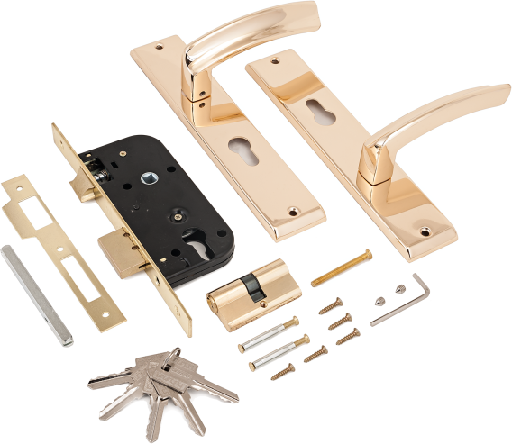 Изображение товара Замок врезной Аллюр ЗВ4-70.08 GP