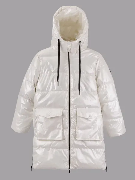 Изображение товара Пальто детское Amarobaby Fancy / AB-OD25-FANCY29/33-116 (р.116, молочный)