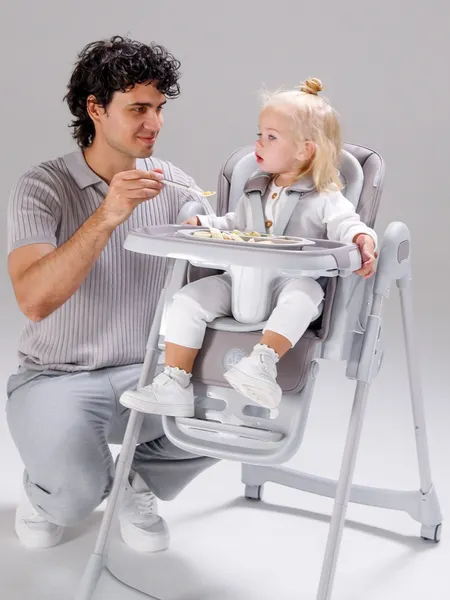 Изображение товара Стульчик для кормления Amarobaby Yummy / AB25-23YUM/12 (коричневый)