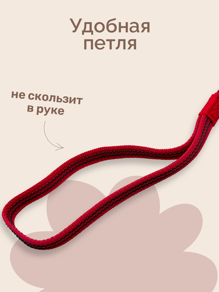 Изображение товара Поводок ZOONIK Капроновый / 11438-4 (красный)