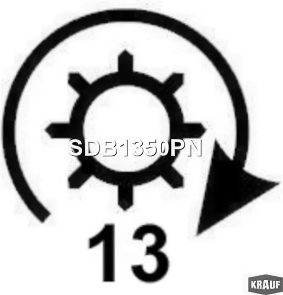 Изображение товара Бендикс стартера KRAUF SDB1350PN