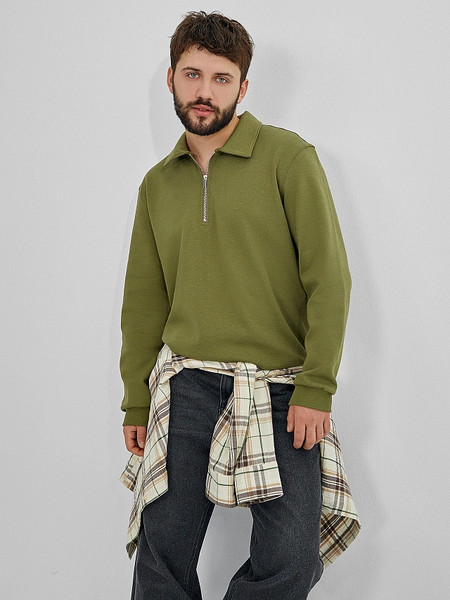 Изображение товара Свитшот Mark Formelle 121954 (р.104-182/188, светло-оливковый)