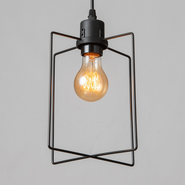 Изображение товара Потолочный светильник Эконом Свет Фламент / 4359869 (черный)