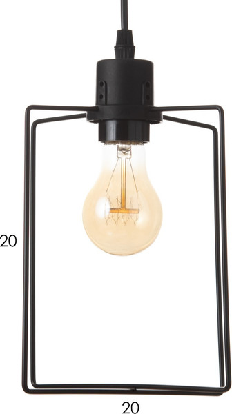 Изображение товара Потолочный светильник Эконом Свет Фламент / 4359869 (черный)