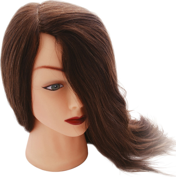 Изображение товара Манекен для причесок Dewal M-2023M-6 (шатенка)
