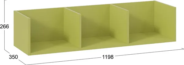 Изображение товара Полка ТриЯ Порто ТД-393.15.11-01  (океан зеленый)