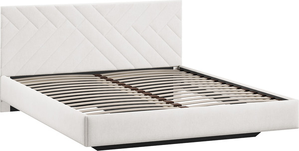 Изображение товара Двуспальная кровать ТриЯ Кевия 160x200 Тип 1 (велюр светлый)