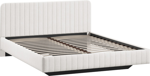 Изображение товара Двуспальная кровать ТриЯ Шелли 160x200 Тип 1 (велюр светлый)