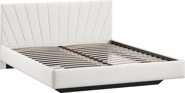 Изображение товара Двуспальная кровать ТриЯ Эвори 160x200 Тип 1 (велюр светлый)