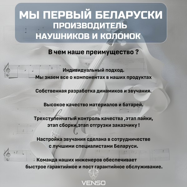 Изображение товара Беспроводные наушники Venso VT-717 (черный, с блоком питания)