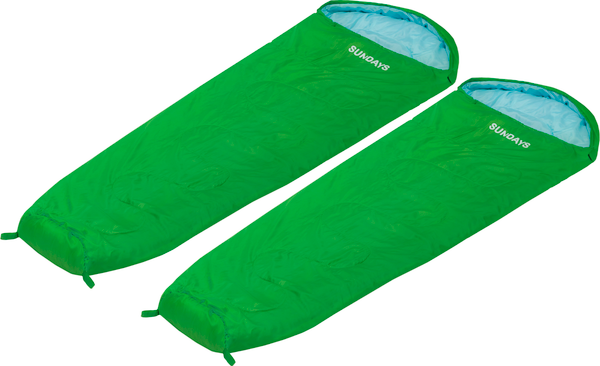 Изображение товара Спальный мешок Sundays ZC-SB-S4 (2шт, зеленый)