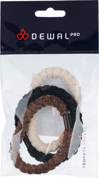 Изображение товара Набор резинок для волос Dewal RE043 (10шт, коричневый)