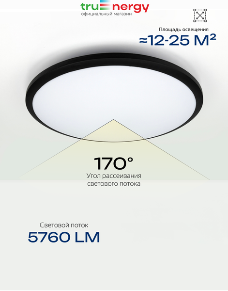 Изображение товара Потолочный светильник Truenergy 11604