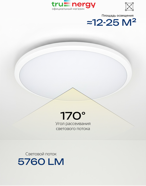 Изображение товара Потолочный светильник Truenergy 11606