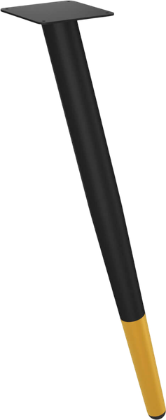 Изображение товара Ножка для стола Sheffilton SHT-TU104 (черный муар/золото)